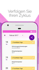 Menstruations-Kalender Lilly screenshot