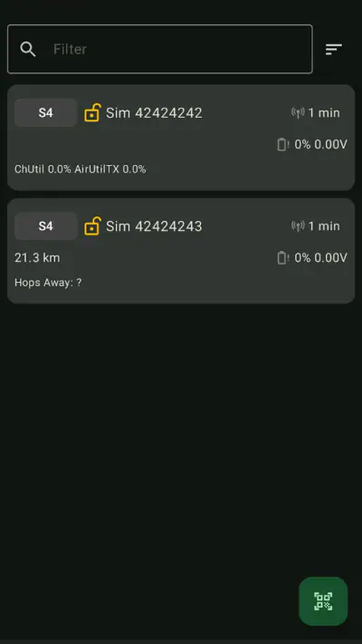 Meshtastic screenshot 1