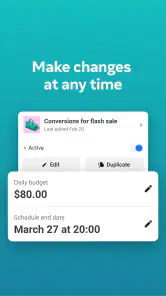 Meta-Werbeanzeigenmanager screenshot