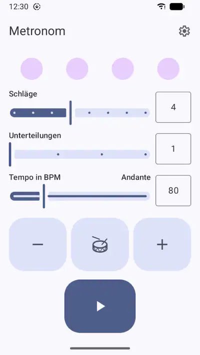 Metronom screenshot 1