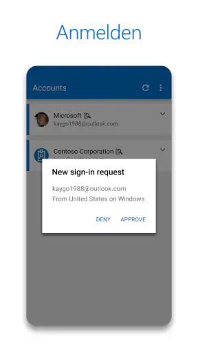 Microsoft Authenticator screenshot 1