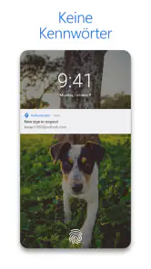 Microsoft Authenticator screenshot