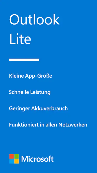 Microsoft Outlook Lite: Email screenshot 1