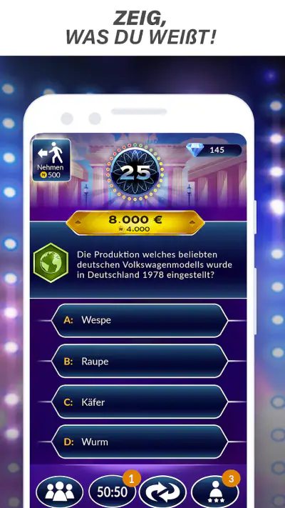 Millionaire-Trivia: TV-Spiel screenshot 1