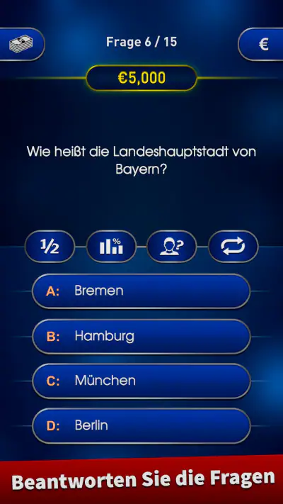 Millionär Trivia 2025 Quiz screenshot 1