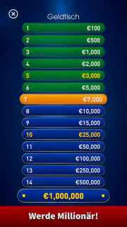 Millionär Trivia 2025 Quiz screenshot 2