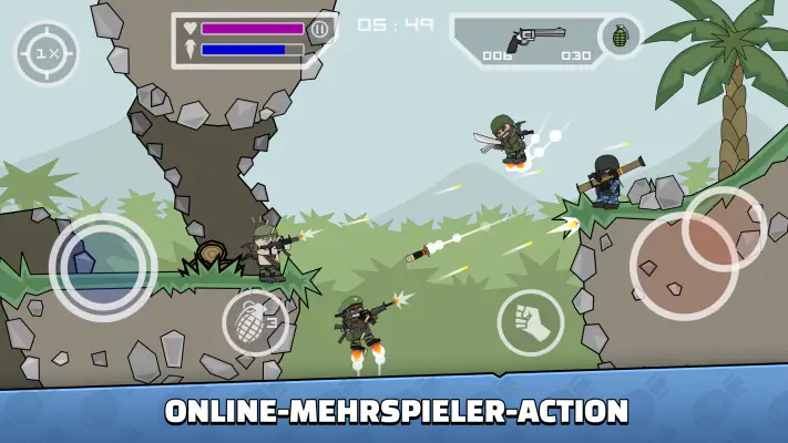 Mini Militia - War.io screenshot 1