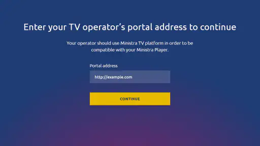 Ministra Player für STB und TV screenshot 3