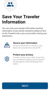 Mobile Passport Control screenshot