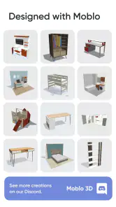 Moblo – 3D-Möbelmodellierung screenshot