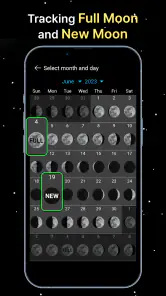 Mondphasenkalender screenshot