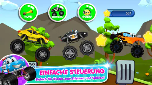 Monster Trucks Game for Kids 2 screenshot