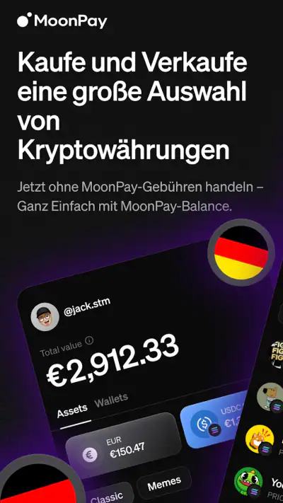 MoonPay: Krypto & Bitcoin screenshot 1