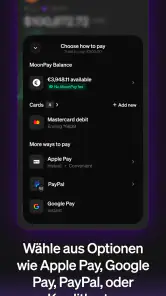 MoonPay: Krypto & Bitcoin screenshot