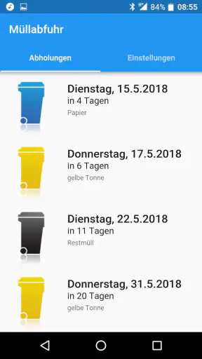 Müllabfuhr - Kalender screenshot 1