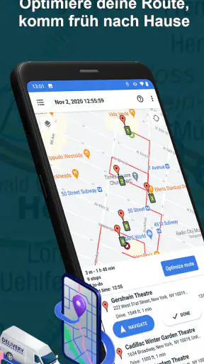 Multi-Stop-Routenplaner screenshot 1