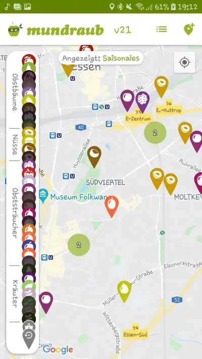 Mundraub Navigator screenshot 1