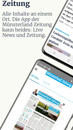 Münsterland Zeitung screenshot 1