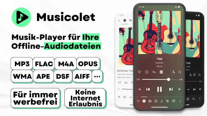 Musicolet Musikplayer screenshot 1