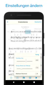 Musik Noten Scanner, Leser app screenshot