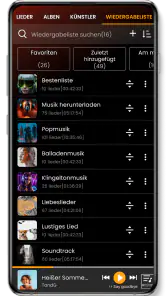 Musikspieler screenshot