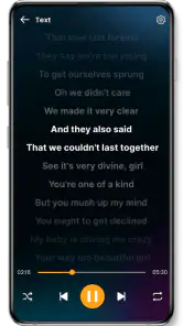 Musikspieler screenshot