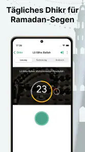 Muslim: Gebetszeiten, Qibla screenshot