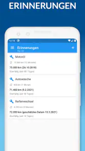 My Car: Fahrzeugmanagement screenshot