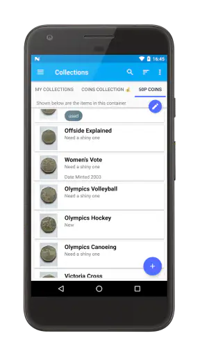 My Collections screenshot 1