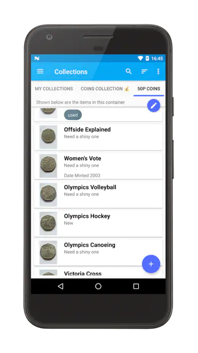 My Collections screenshot 1
