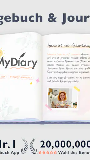 My Diary, Journal Tagebuch app screenshot 1