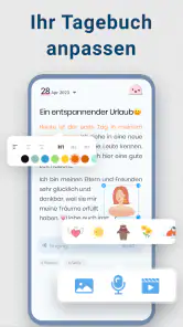 My Diary, Journal Tagebuch app screenshot
