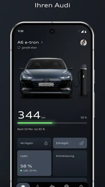 myAudi screenshot 1
