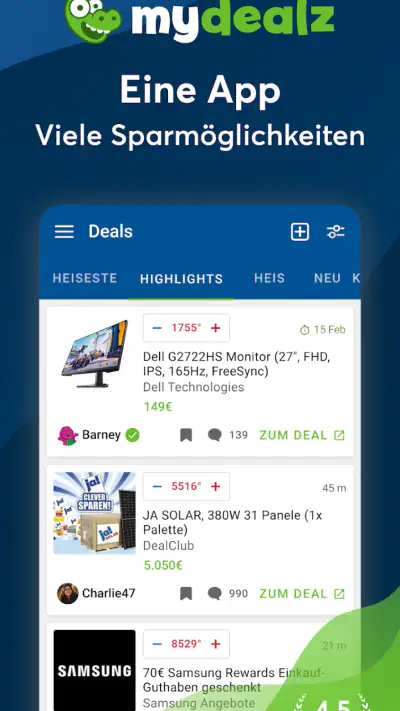 mydealz – Gutscheine, Angebote screenshot 1