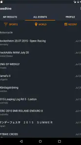 MYLAPS Speedhive screenshot