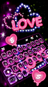 Neon Love Themen screenshot