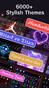 Neon Red Heartbeat Themen screenshot