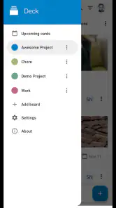 Nextcloud Deck screenshot