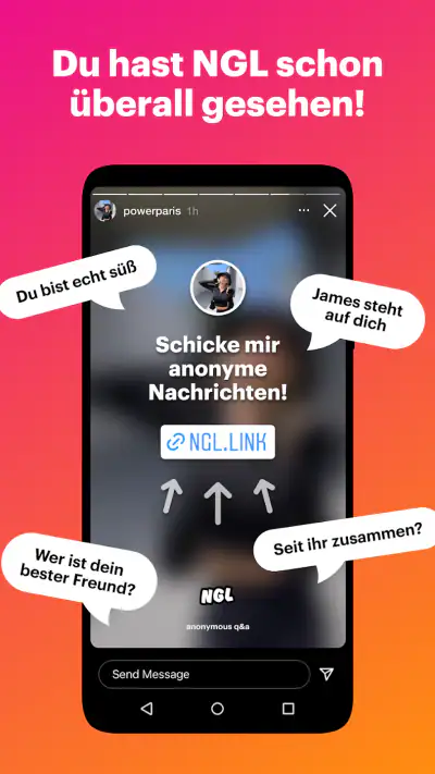 NGL - anonyme q&a screenshot 1