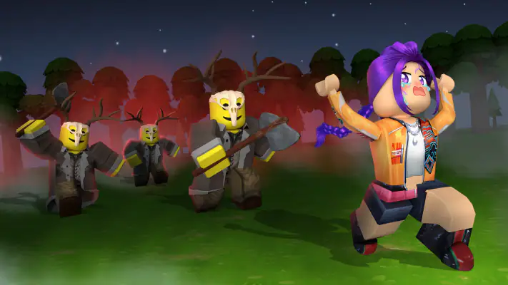 Night in Survive Dark Forest screenshot 1