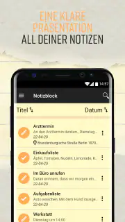 Notizblock - Mit Checklisten screenshot 5