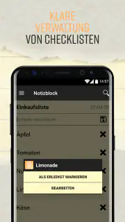 Notizblock - Mit Checklisten screenshot 6