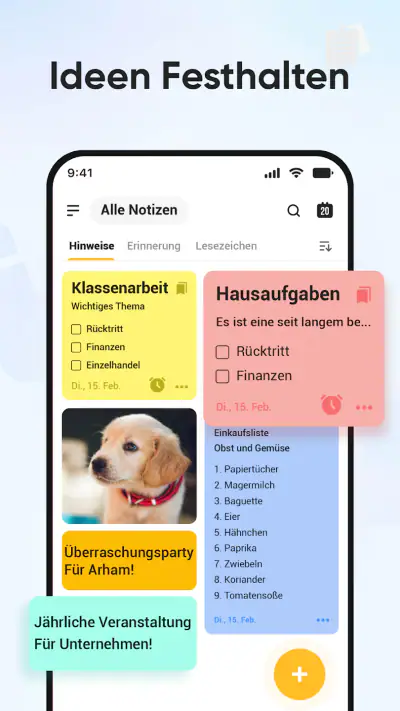 Notizen: Notizblock, Notizbuch screenshot 1
