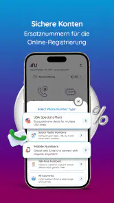 Numero: Zweite Telefonnummer screenshot