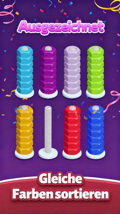Nut Sort：Color Puzzle Game screenshot 1