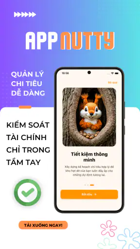 Nutty - Quản lý chi tiêu screenshot 1