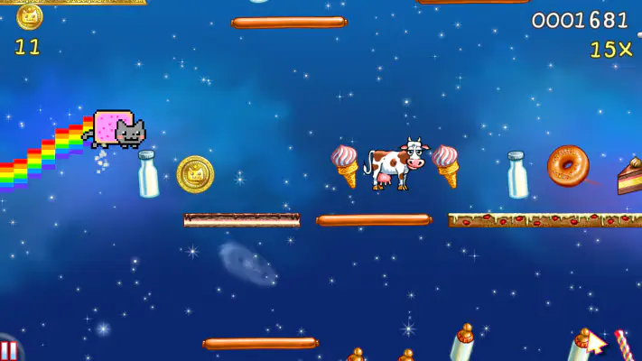 Nyan Cat: Verloren im Weltraum screenshot 1