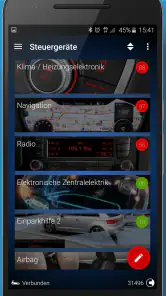 OBDeleven VAG Autodiagnose screenshot