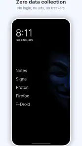 Olauncher. Minimal AF Launcher screenshot