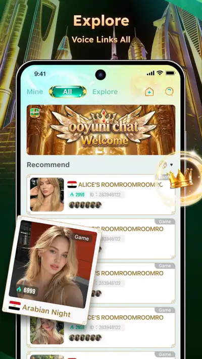 ooyuni chat-أويوني screenshot 1